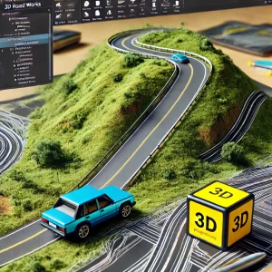 RoadWorks Plugin for QGIS to target Driveways and simple Roads